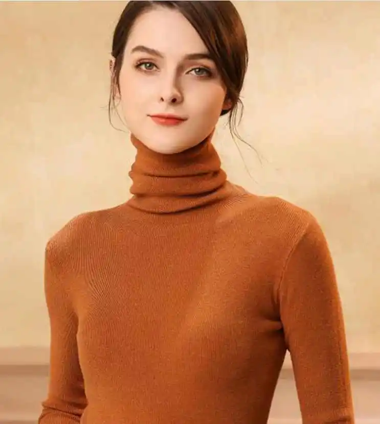 addonee High Quality Autumn Winter Warm Women Sweater Thick Turtleneck Pullover Sweater Fashion Rib Knitted Female Jumper Top
addonee High Quality Autumn Winter Warm Women Sweater Thick Turtleneck Pullover Sweater Fashion Rib Knitted Female Jumper Top