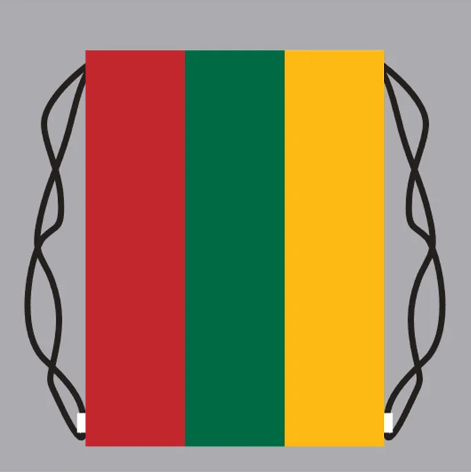 Drawstring Backpack Bag with Lithuania Flag Small Backpack Printing Customized Logo
Drawstring Backpack Bag with Lithuania Flag Small Backpack Printing Customized Logo