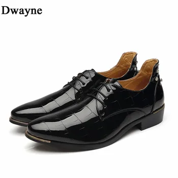 Dwayne Formal Wedding Shoes Luxury Men Business Dress Shoes Men's Rivet Pointy Shoes Big Size 37-48
Dwayne Formal Wedding Shoes Luxury Men Business Dress Shoes Men's Rivet Pointy Shoes Big Size 37-48