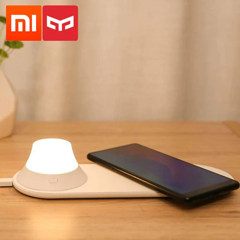 Xiaomi Yeelight Wireless Charger with LED Night Light Smart Quick Fast Charging For iPhone Samsung Galaxy S9 Huawei Mate 20 Pro
Xiaomi Yeelight Wireless Charger with LED Night Light Smart Quick Fast Charging For iPhone Samsung Galaxy S9 Huawei Mate 20 Pro