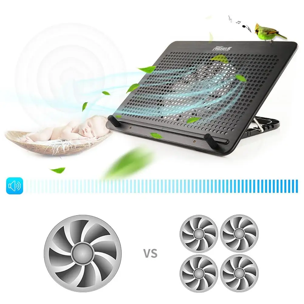 Laptop Cooler Cooling Pad Silent Fan Home USB Laptop Turbo Cooling Base Pad Bracket Radiator For 17inch Laptop Gaming Daily
Laptop Cooler Cooling Pad Silent Fan Home USB Laptop Turbo Cooling Base Pad Bracket Radiator For 17inch Laptop Gaming Daily