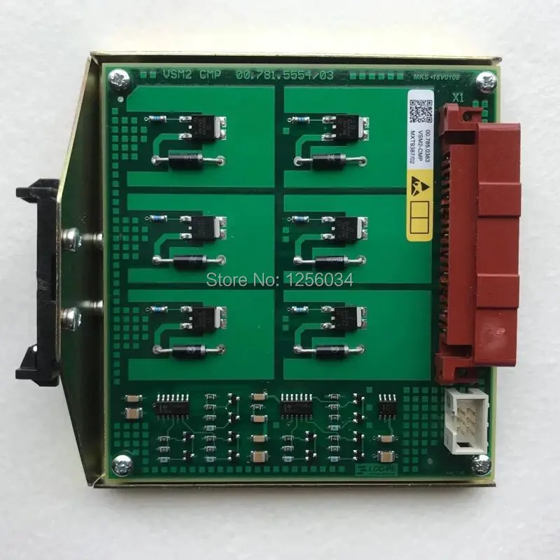 1 Piece Offset Printed circuit board VSM2-CMP Circuit Board 00.781.5554/03 Flat Module 00.785.0383
1 Piece Offset Printed circuit board VSM2-CMP Circuit Board 00.781.5554/03 Flat Module 00.785.0383