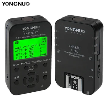 Yongnuo YN-622C-KIT YN 622C ETTL Flash Trigger With Transceivers For Canon Camera Wireless Triggers Flash Studio
Yongnuo YN-622C-KIT YN 622C ETTL Flash Trigger With Transceivers For Canon Camera Wireless Triggers Flash Studio