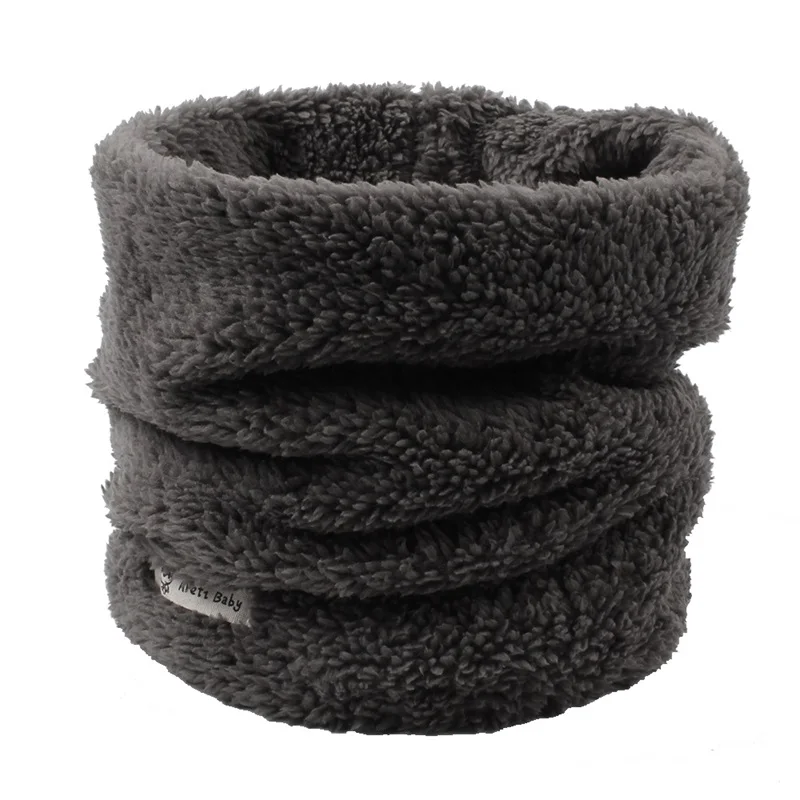Fleece Baby Boys Girls Scarf Warm Winter Autumn Kids Collar Scarf Neck Warmer Children Scarf Casual Baby Boys Clothing 1-6Y (8)(5)