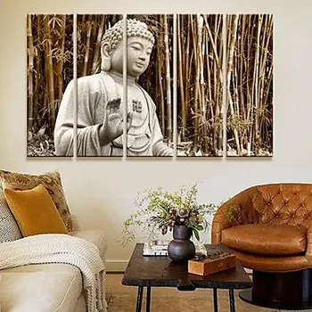 Fashion Modern Buddha Statue Wall Art Canvas Painting With Bamboo Background Buddha Canvas Art Painting 4 Pieces Free Shipping
Fashion Modern Buddha Statue Wall Art Canvas Painting With Bamboo Background Buddha Canvas Art Painting 4 Pieces Free Shipping