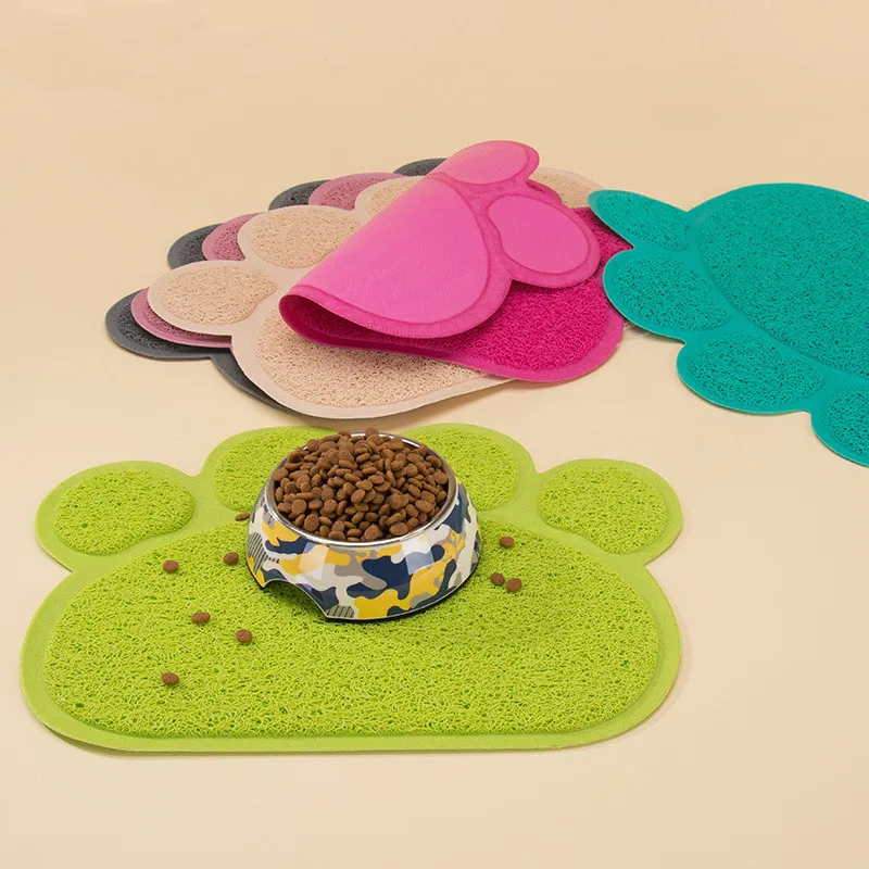 Pet Feeding Mats Dog Cute Paw PVC Bed Dish Bowl Food Waterproof Non-slip Feed Placemat Wipe Clean Mat Pet Supplies
Pet Feeding Mats Dog Cute Paw PVC Bed Dish Bowl Food Waterproof Non-slip Feed Placemat Wipe Clean Mat Pet Supplies