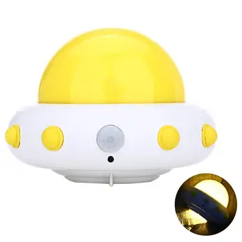 USB Charged Motion Sensor Flying Saucer Shaped Light 5-LED Wall Lamp Night Lights for Kids Baby Nursery Bedroom
USB Charged Motion Sensor Flying Saucer Shaped Light 5-LED Wall Lamp Night Lights for Kids Baby Nursery Bedroom