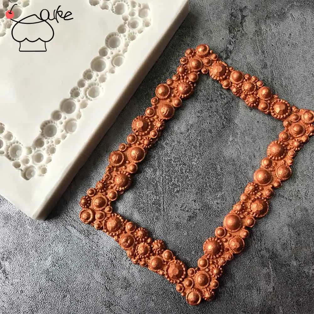 Aouke Molds Retro frame types mold fondant mold cake decorating tools chocolate gumpaste mold L089
Aouke Molds Retro frame types mold fondant mold cake decorating tools chocolate gumpaste mold L089