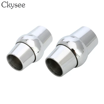 2pcs/lot Hole size 5/6mm Stainless Steel Magnetic Clasps in Jewelry Findings&Components For Leather Cord End Caps Connectors
2pcs/lot Hole size 5/6mm Stainless Steel Magnetic Clasps in Jewelry Findings&Components For Leather Cord End Caps Connectors