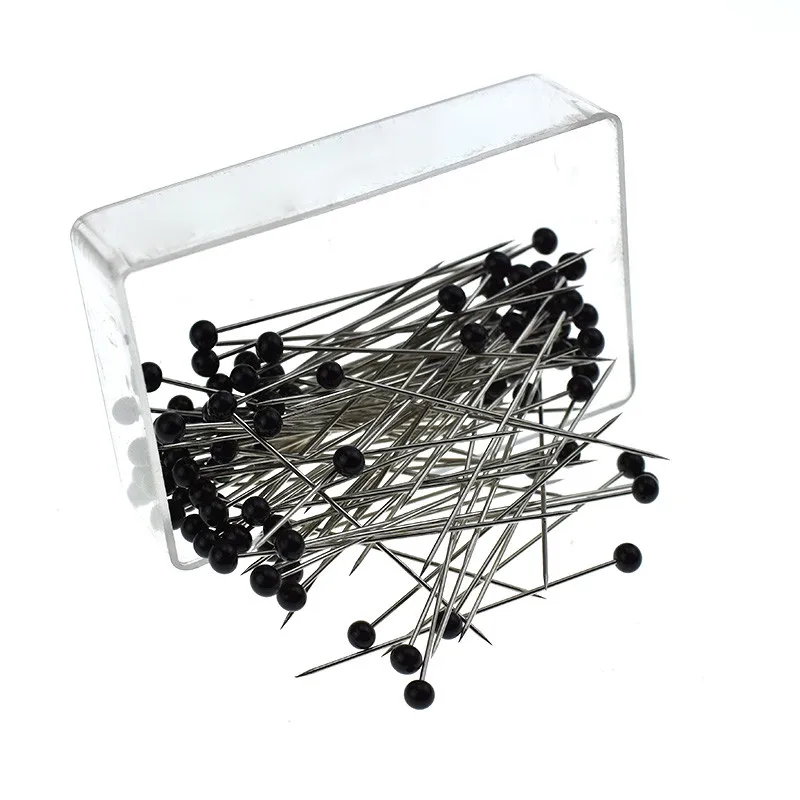 Looen 100pcs Mini Round Bead Sewing Pins Clothing Safety Pin DIY Decoration Garment Needles Tools Crafts Sewing Accessories (9)
