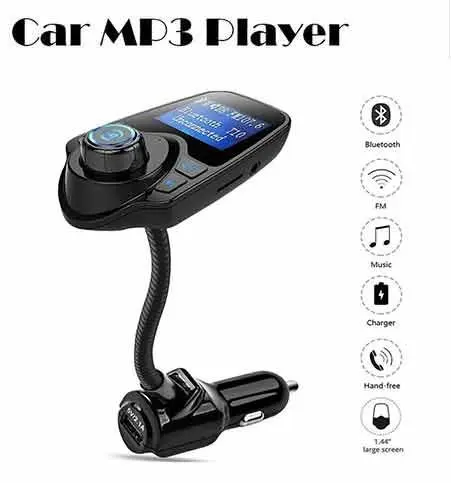 LCD display car stereo via FM radio signal Bluetooth FM Transmitter car Charger for hands free call built-in microphone
LCD display car stereo via FM radio signal Bluetooth FM Transmitter car Charger for hands free call built-in microphone