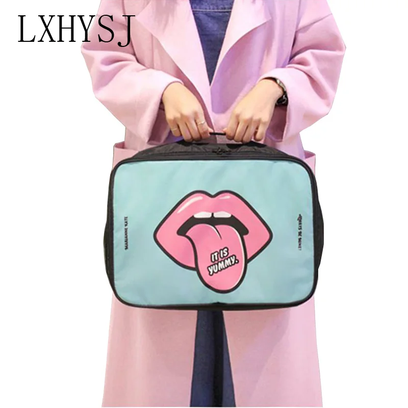 Fashion Cartoon Travel Bag Large Capacity Portable Luggage Bags Organizer Clothing trolley case finishing package Cosmetic Bag
Fashion Cartoon Travel Bag Large Capacity Portable Luggage Bags Organizer Clothing trolley case finishing package Cosmetic Bag