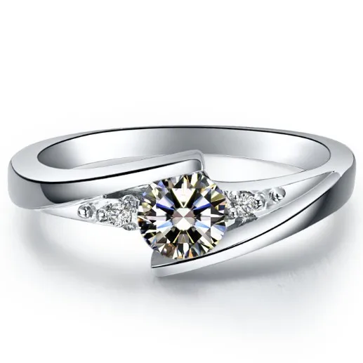 0.5 Carat 5.0mm Round Cut Eminent Test Positive D Moissanite Engagement Ring Solid 18K White Gold Propose Jewelry
0.5 Carat 5.0mm Round Cut Eminent Test Positive D Moissanite Engagement Ring Solid 18K White Gold Propose Jewelry