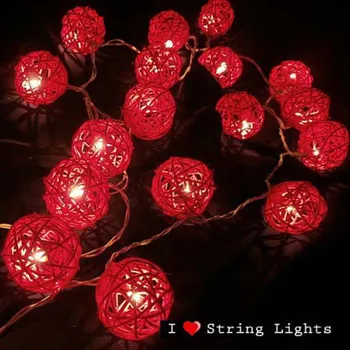 YIMIA 5m Thailand 20 Rattan Balls Red Sepak Takraw LED String Lights Garlands For Hotels Bar Wedding Christmas Party Decorations
YIMIA 5m Thailand 20 Rattan Balls Red Sepak Takraw LED String Lights Garlands For Hotels Bar Wedding Christmas Party Decorations