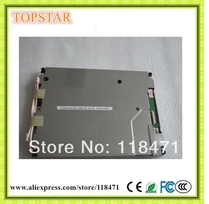 7.5 Inch TFT LCD Panel TCG075VG2AC-G00 640 RGB*480 VGA Parallel RGB LCD Display 1ch,6-bit
7.5 Inch TFT LCD Panel TCG075VG2AC-G00 640 RGB*480 VGA Parallel RGB LCD Display 1ch,6-bit