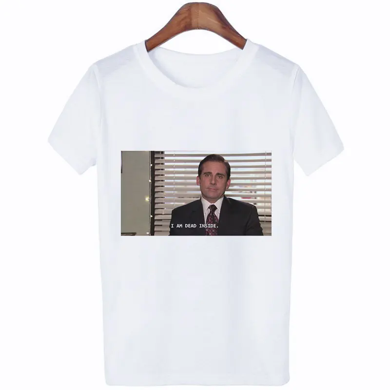 I Am Dead Inside Quotes Funny The Office Michael Scott T-Shirt Unisex Tumblr Grunge Soft Casual Basic Plain Crew Neck t shirt
I Am Dead Inside Quotes Funny The Office Michael Scott T-Shirt Unisex Tumblr Grunge Soft Casual Basic Plain Crew Neck t shirt