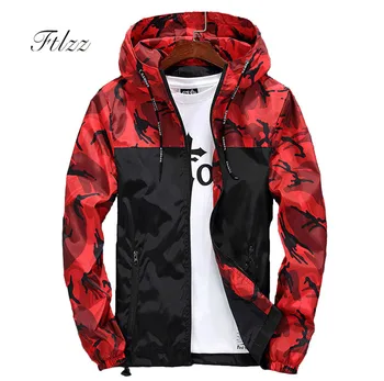 

Ladies Thin Jacket Casacos 2019 Spring Summer Hooded Plus Size 4xl 5xl Casual Coats Outerwear Womens Patchwork Camouflage Coat