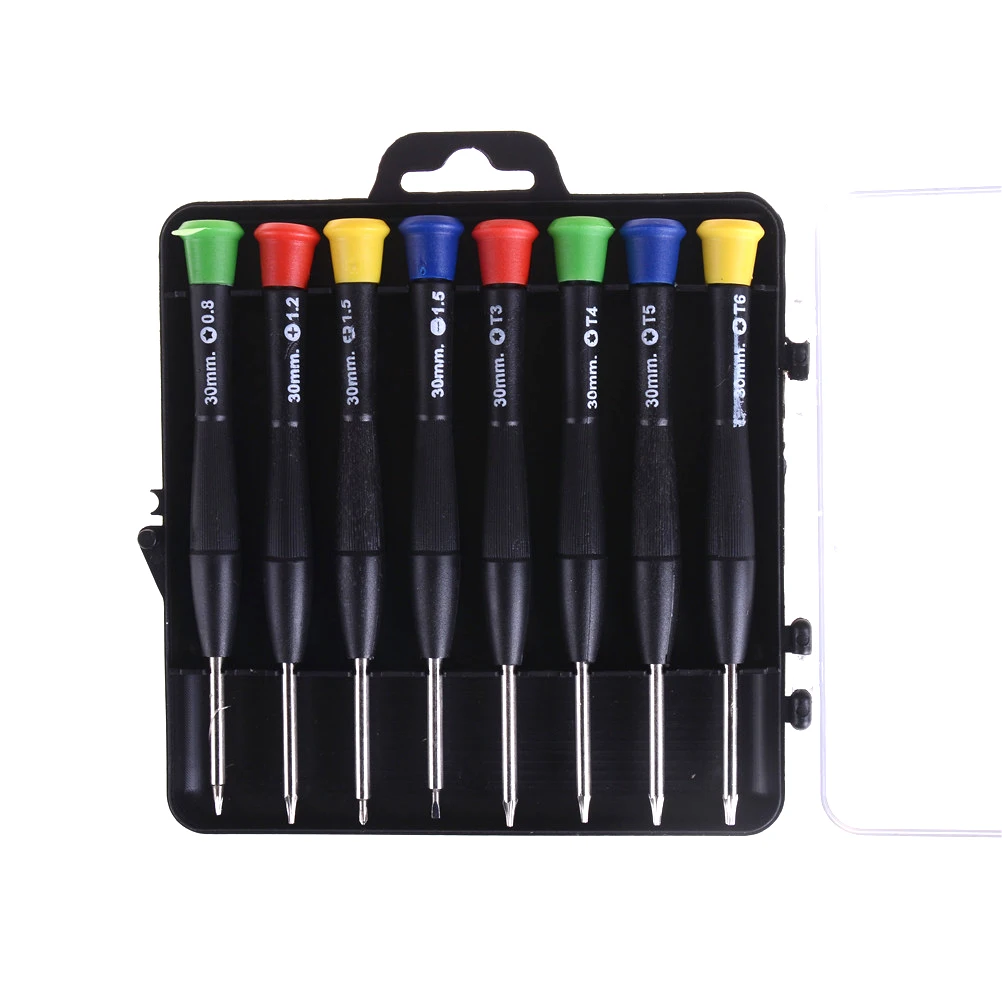 8PCS/Set New 8 in 1 Precision Mini Screwdriver Pocket Repair Tools Set For Cell Phone PC Hand Tools Best Quality
8PCS/Set New 8 in 1 Precision Mini Screwdriver Pocket Repair Tools Set For Cell Phone PC Hand Tools Best Quality