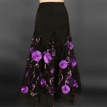 Ballroom dance costume senior Embroidery flower ballroom dance skirt for women ballroom dance competition black skirt
Ballroom dance costume senior Embroidery flower ballroom dance skirt for women ballroom dance competition black skirt