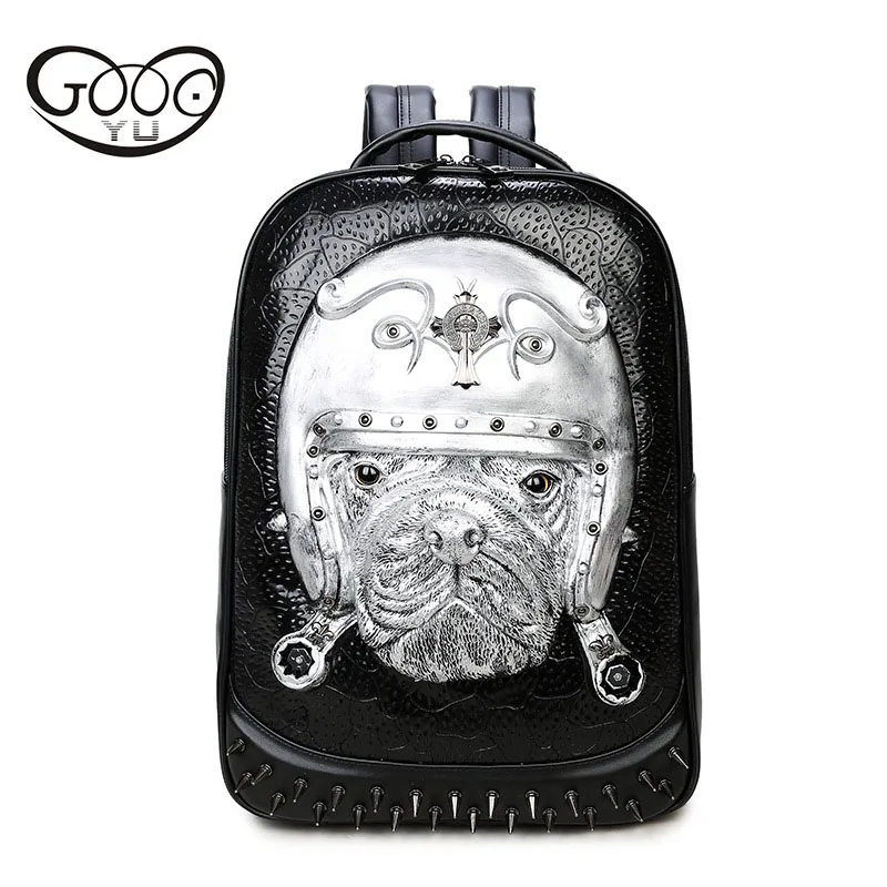 GOOG.YU Fashion Shoulder bags rivets 3d animal pattern creative pet leather backpacks for children Embossed relief women bag
GOOG.YU Fashion Shoulder bags rivets 3d animal pattern creative pet leather backpacks for children Embossed relief women bag