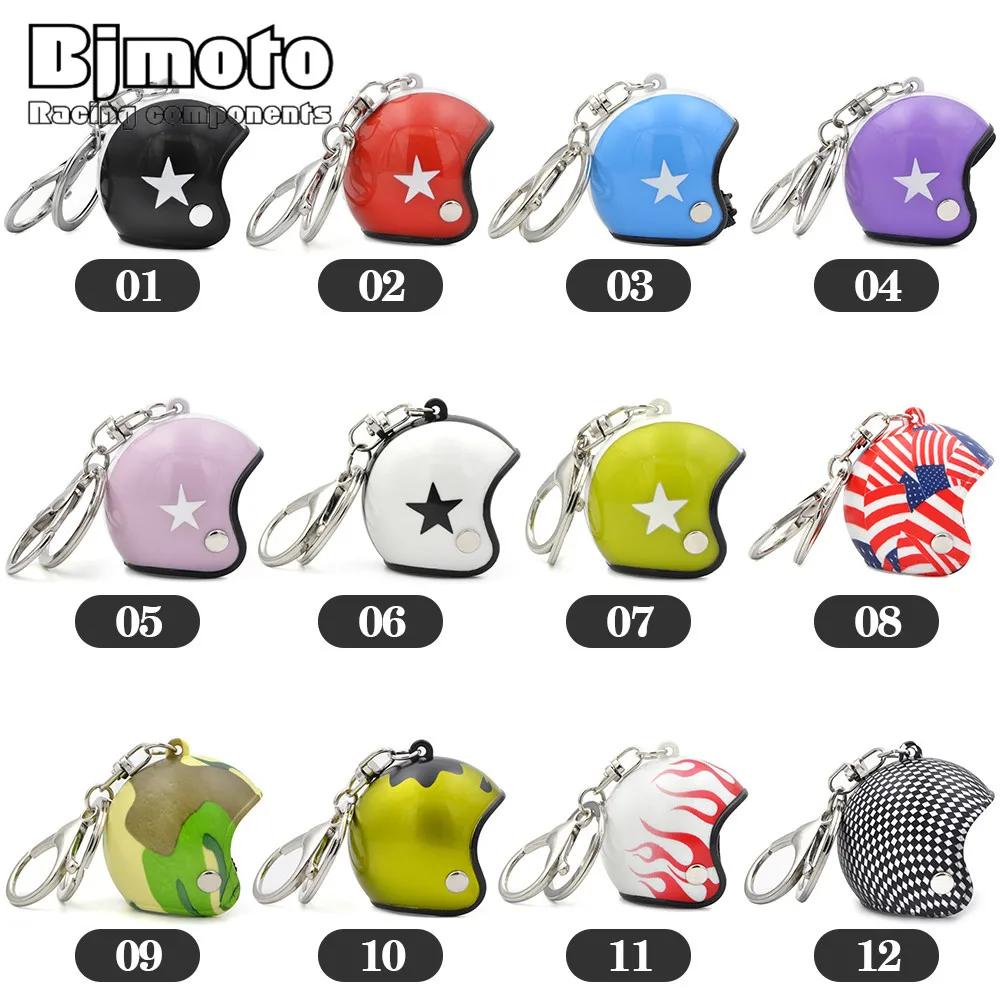 Riding Sport Key Chain Ring Motorcycle Helmet Hat Keychains Small Accessories 12 Colors
Riding Sport Key Chain Ring Motorcycle Helmet Hat Keychains Small Accessories 12 Colors