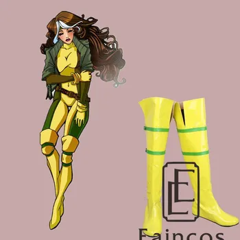 Movie X-Men New Rogue Anna Marie Gambit Yellow Boots Flat boots Cosplay Party Custom Made Shoes
Movie X-Men New Rogue Anna Marie Gambit Yellow Boots Flat boots Cosplay Party Custom Made Shoes