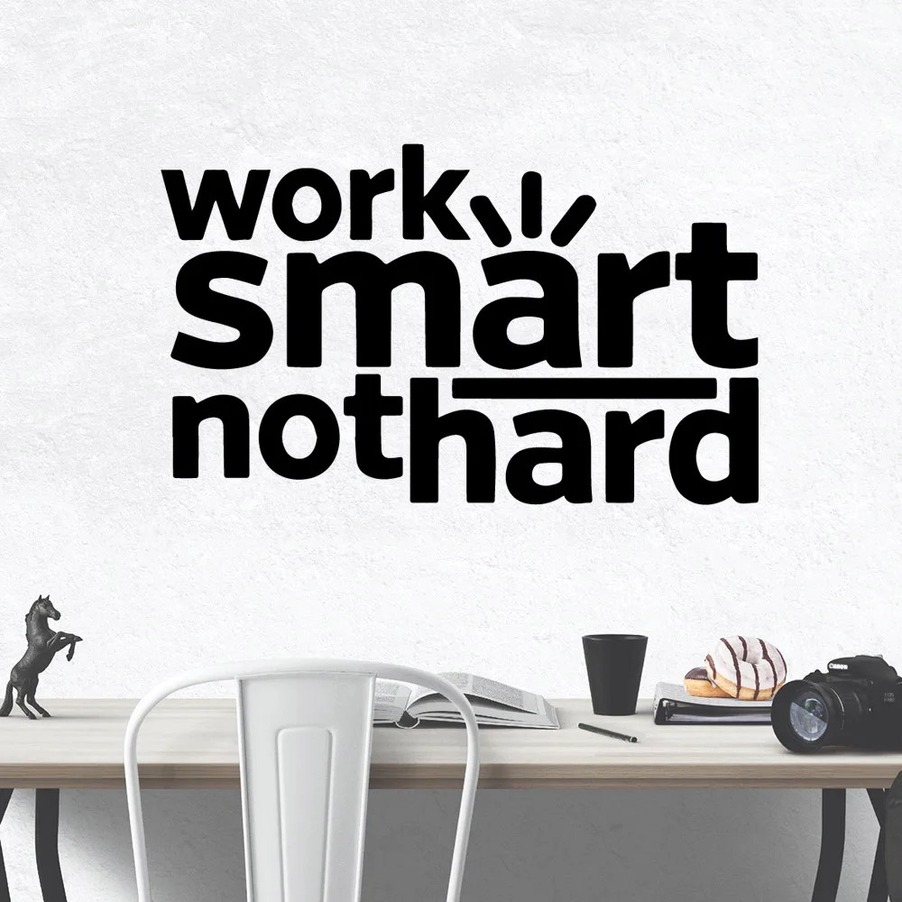 Motivational work smart Stickers Phrase Vinyl Wallpaper For Office Rooms Wall Decals Mural Company Wall Sticker Vinyl Mural
Motivational work smart Stickers Phrase Vinyl Wallpaper For Office Rooms Wall Decals Mural Company Wall Sticker Vinyl Mural