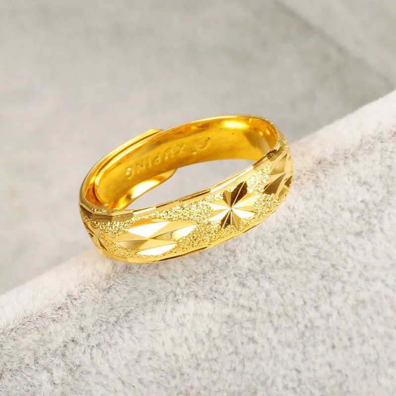 MxGxFam Embroidery Rings ( Ajusted ) Jewelry For Women Classic 24 k Pure Gold color Original Design
MxGxFam Embroidery Rings ( Ajusted ) Jewelry For Women Classic 24 k Pure Gold color Original Design