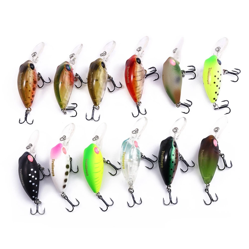 Fishing Lures DW40 32mm Bare King Mini Fishing Lure Hard Bait with Hook Fishing Gear 3D Eye ABS Crank Treble Hook Lure
Fishing Lures DW40 32mm Bare King Mini Fishing Lure Hard Bait with Hook Fishing Gear 3D Eye ABS Crank Treble Hook Lure