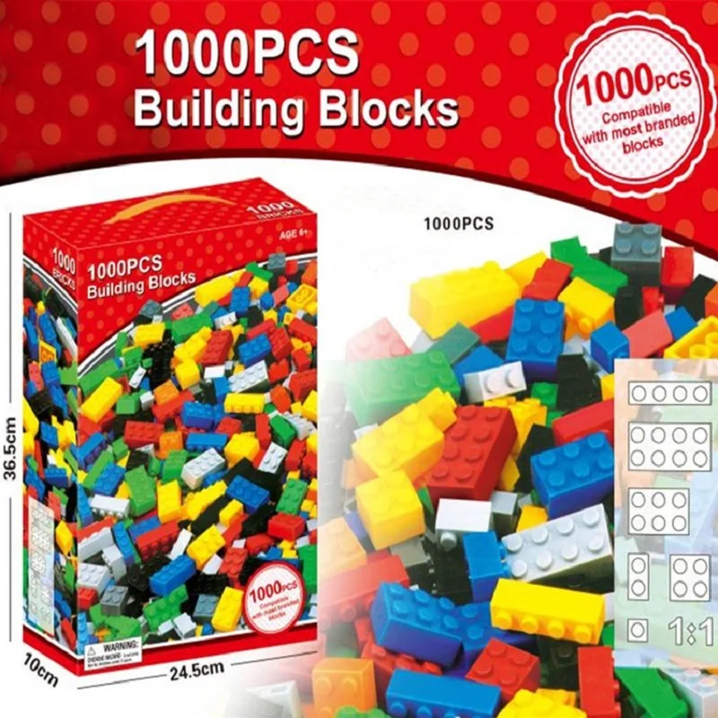Bricks City Compatible Legoed Blocks 1000/500/330PCS Building Blocks DIY Creative Bricks Educational Toys for Children Kids Gift
Bricks City Compatible Legoed Blocks 1000/500/330PCS Building Blocks DIY Creative Bricks Educational Toys for Children Kids Gift
