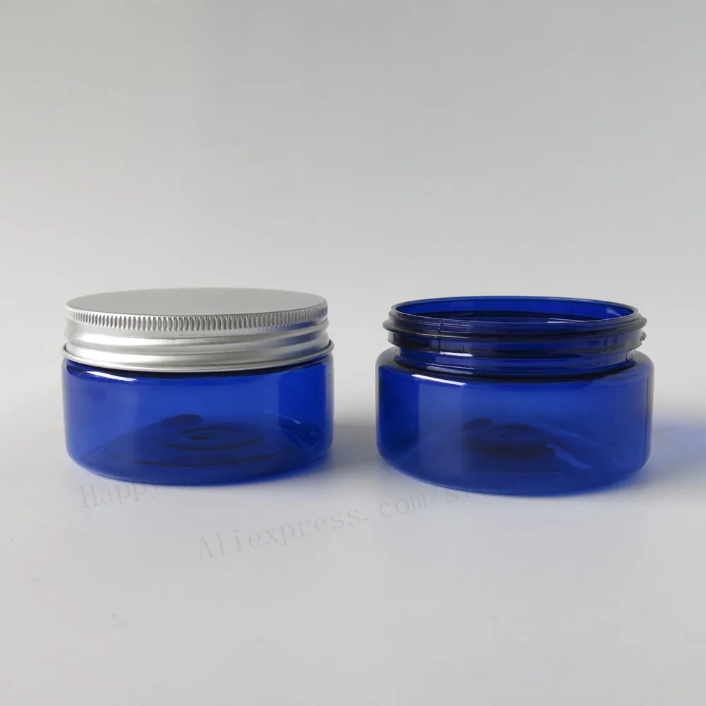 30 pcs/lot 100g Cobalt blue plastic cream bottle cosmetic container 100 ml Packaging,cream jar with seal Silver Aluminum Cap
30 pcs/lot 100g Cobalt blue plastic cream bottle cosmetic container 100 ml Packaging,cream jar with seal Silver Aluminum Cap