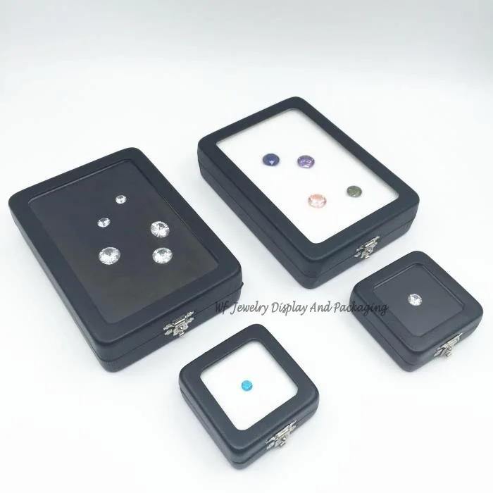 High Quality Leatherette Diamond Display Box Diamond Case Stone Box Gem Box With Black White Pad Gemstone Case Pendant Holder
High Quality Leatherette Diamond Display Box Diamond Case Stone Box Gem Box With Black White Pad Gemstone Case Pendant Holder