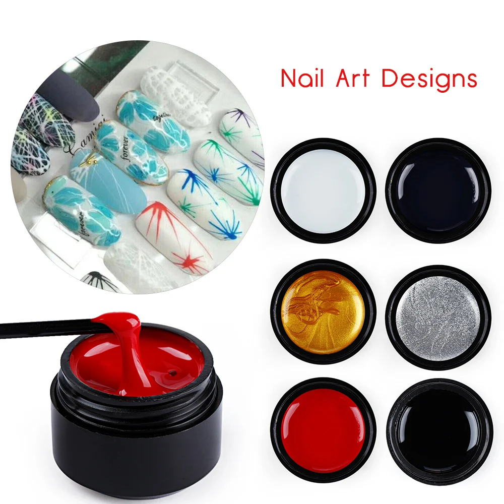 1PC Spider Gel Nail Polish Web Painting Creative Nail Art UV Gel Wire Drawing Elasticity Point Line Soak Off Gel Spider Varnish
1PC Spider Gel Nail Polish Web Painting Creative Nail Art UV Gel Wire Drawing Elasticity Point Line Soak Off Gel Spider Varnish