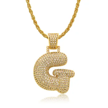Lucky Sonny DIY Bubble Letter G letra burb joyeria Gold Color Chain Necklace CZ Iced Pave Hip Hop Pendant Necklace Free Shipping
Lucky Sonny DIY Bubble Letter G letra burb joyeria Gold Color Chain Necklace CZ Iced Pave Hip Hop Pendant Necklace Free Shipping