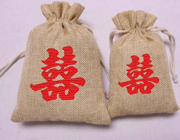 Free shipping 20 pcs/lot Burlap Favor Bag" Double Happiness " Chinese Words Printing
Free shipping 20 pcs/lot Burlap Favor Bag" Double Happiness " Chinese Words Printing