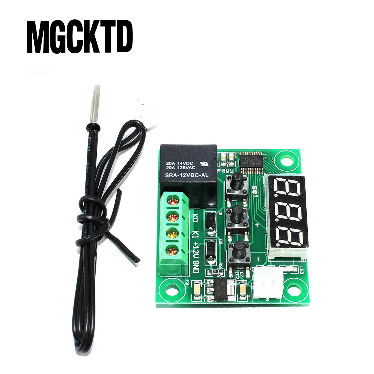 5pcs/lot W1209 Mini thermostat Temperature controller Incubation thermostat temperature control switch
5pcs/lot W1209 Mini thermostat Temperature controller Incubation thermostat temperature control switch