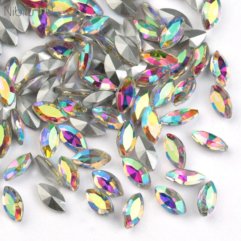 20 Pcs Point Bottom Colorful Gems Glass 3x6mm Mini Nail Diamonds Strass Rhinestones For Nails Art 3D Decorations Accessoires
20 Pcs Point Bottom Colorful Gems Glass 3x6mm Mini Nail Diamonds Strass Rhinestones For Nails Art 3D Decorations Accessoires
