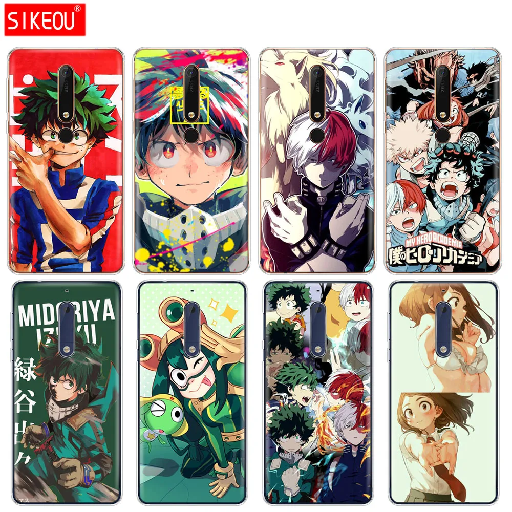 silicone cover phone case for Nokia 5 3 6 7 PLUS 8 9 /Nokia 6.1 5.1 3.1 2.1 6 2018 My Hero Academia Anime
silicone cover phone case for Nokia 5 3 6 7 PLUS 8 9 /Nokia 6.1 5.1 3.1 2.1 6 2018 My Hero Academia Anime
