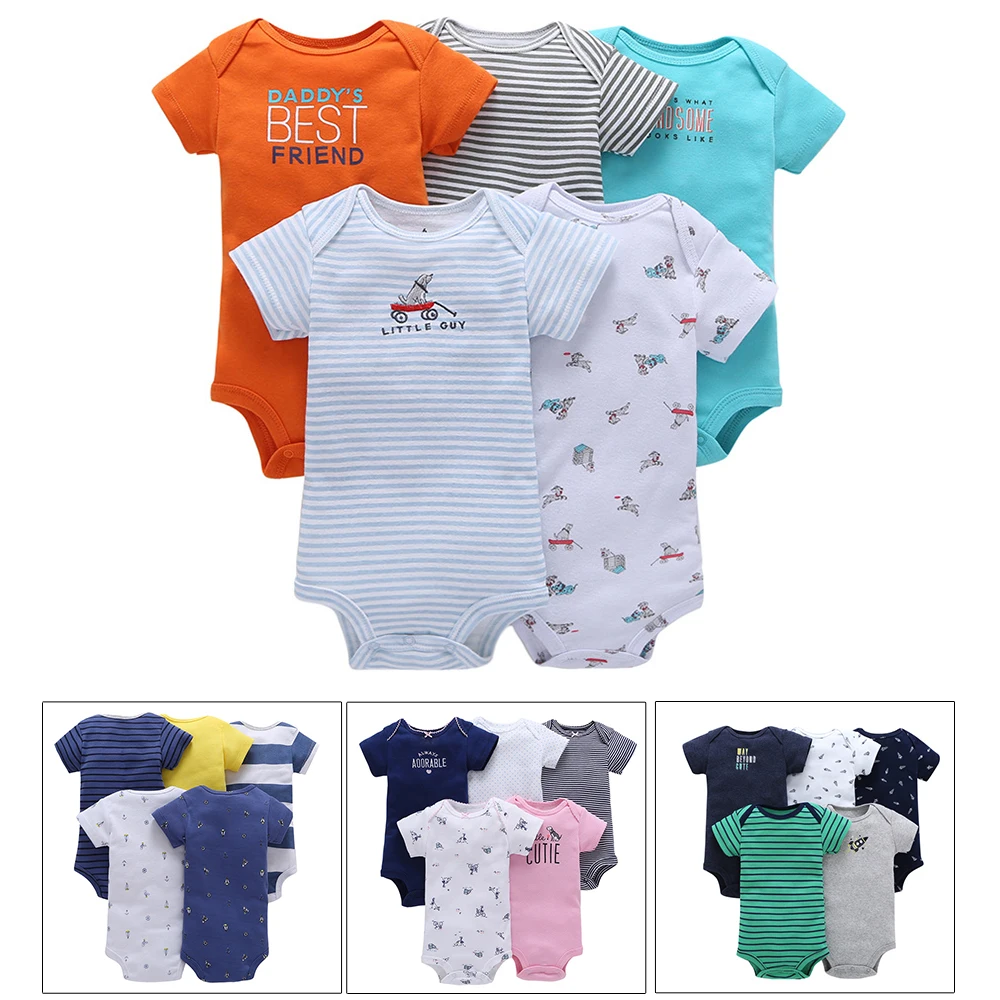 5Pcs/Lot Baby Rompers Short Sleeve 100% Cotton Overalls Newborn Clothes Baby Onesie Baby Girl Clothes Newborns Body Boys Romper
5Pcs/Lot Baby Rompers Short Sleeve 100% Cotton Overalls Newborn Clothes Baby Onesie Baby Girl Clothes Newborns Body Boys Romper