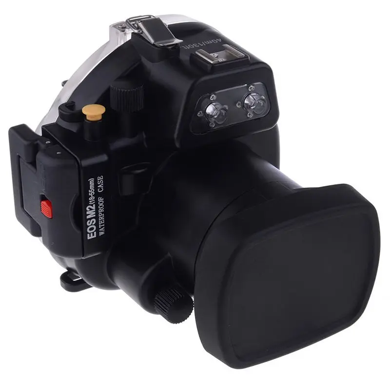 Waterproof Underwater Housing Camera Housing Case for canon EOS-M2 18-55mm Lens Meikon
Waterproof Underwater Housing Camera Housing Case for canon EOS-M2 18-55mm Lens Meikon
