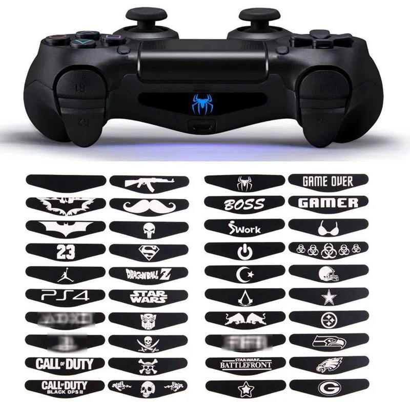 40pcs/lot Custom Game Light Bar Vinyl Stickers Decal Led Lightbar For Sony PS4 Playstation 4 Dualshock 4 Controllers
40pcs/lot Custom Game Light Bar Vinyl Stickers Decal Led Lightbar For Sony PS4 Playstation 4 Dualshock 4 Controllers