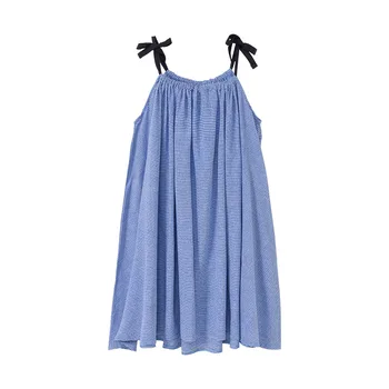 Blue Stripe Sleeveless Kids Sundress Teen Girls Clothes Summer Girls Beach Dress Holiday Cotton Teenager Dresses 6 8 10 12 14 T
Blue Stripe Sleeveless Kids Sundress Teen Girls Clothes Summer Girls Beach Dress Holiday Cotton Teenager Dresses 6 8 10 12 14 T
