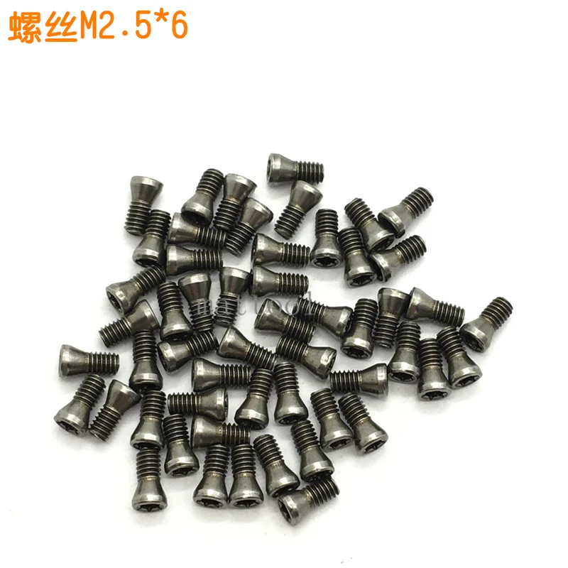 100pcs M2.5 * 6 Insert Torx Screw Replacement Carbide Blade CNC Accessory Lathe Blade Screw Accessory Silver 2.5X6mm
100pcs M2.5 * 6 Insert Torx Screw Replacement Carbide Blade CNC Accessory Lathe Blade Screw Accessory Silver 2.5X6mm