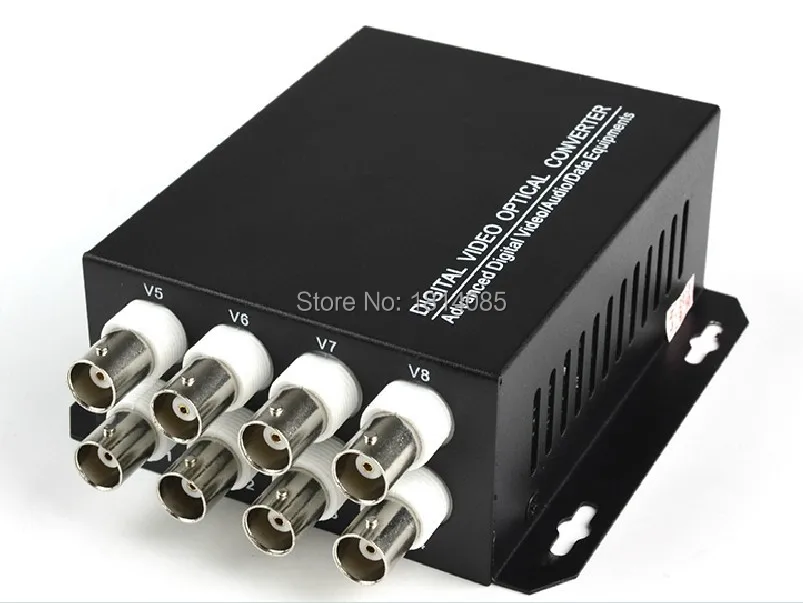 1 Pair 2 Pieces/lot 8 Channel Video Optical Converter 8V1D Fiber Optic Video Optical Transmitter & Receiver 8CH +RS485 Data
1 Pair 2 Pieces/lot 8 Channel Video Optical Converter 8V1D Fiber Optic Video Optical Transmitter & Receiver 8CH +RS485 Data
