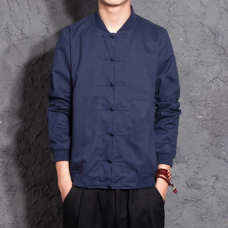 Mens Traditional Chinese Clothing Spring Autumn Solid Tang Suit Men Kung Fu Tai Chi Master Costume Male Bomber Jackets CN-006
Mens Traditional Chinese Clothing Spring Autumn Solid Tang Suit Men Kung Fu Tai Chi Master Costume Male Bomber Jackets CN-006