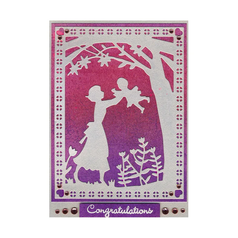 Eastshape Mother and Child Cutting Dies Background Stencil Metal Cutting Dies for Dies Scrapbooking Embossing Craft Dies Cut
Eastshape Mother and Child Cutting Dies Background Stencil Metal Cutting Dies for Dies Scrapbooking Embossing Craft Dies Cut