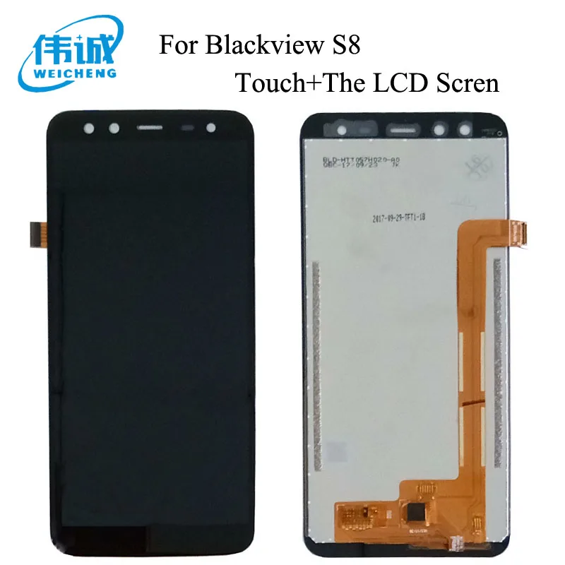 WEICHENG For BlackView S8 LCD Display+Touch Screen 100% Tested Screen Digitizer Assembly For blackView s8+Free Tools
WEICHENG For BlackView S8 LCD Display+Touch Screen 100% Tested Screen Digitizer Assembly For blackView s8+Free Tools