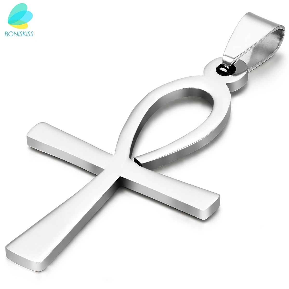 BONISKISS Men Jewelry 316L Stainless Steel Egyptian Ankh Cross Mens Womens Pendant Necklaces collares
BONISKISS Men Jewelry 316L Stainless Steel Egyptian Ankh Cross Mens Womens Pendant Necklaces collares