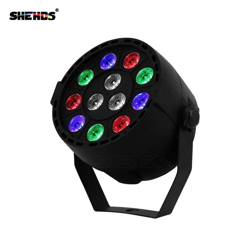 LED Par Light, 12 LED Stage Light with RGBW Color, DMX, Strobe and Sound  Active Mode