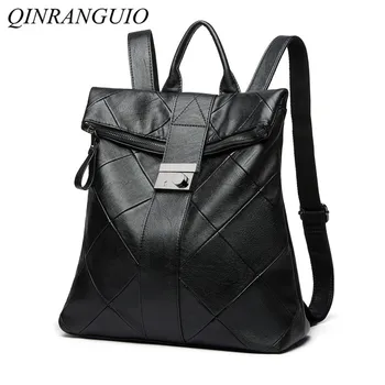 QINRANGUIO Leather Backpack New Design Soft PU Leather Women Backpack 2020 Casual Diamond Lattice Travel Backpack Women Mochilas
QINRANGUIO Leather Backpack New Design Soft PU Leather Women Backpack 2020 Casual Diamond Lattice Travel Backpack Women Mochilas